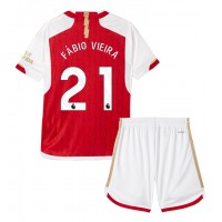 Maglie da calcio Arsenal Fabio Vieira #21 Prima Maglia Bambino 2023-24 Manica Corta (+ Pantaloni corti)